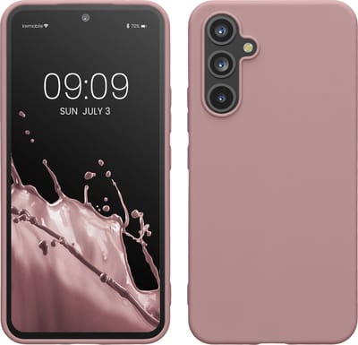 kwmobile telefoonhoesje geschikt voor Samsung Galaxy A54 5G - Hoesje voor smartphone - Back cover in licht oudroze