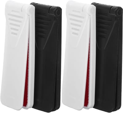 Vouwbare elektrostatische pluisborstel - 4 stuks voor droog reinigen, draagbare haarverwijderaar voor kleding, ideaal voor thuis en op reis