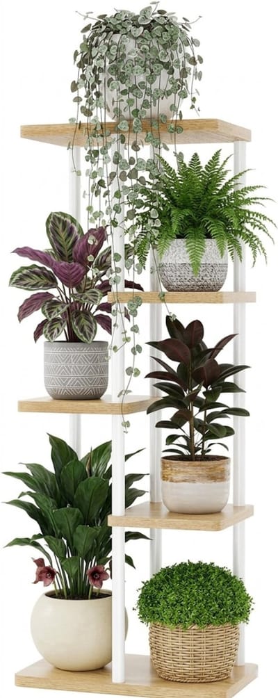 MRKK® Plantentafel - Plantenrek Buiten - Plantensteun - Plantenstandaard - Hout