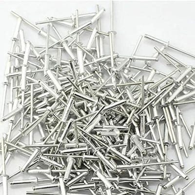 Aluminium Popnagels Grote Flens Koepelkop Set - Diverse Maten, 50 Stuks