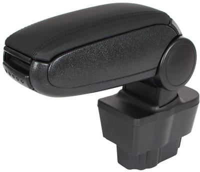 MODECAR Opel Corsa D Serie - Armsteun - Zwarte Ecologisch Leer - Met Montagekit