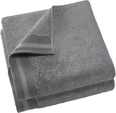 De Witte Lietaer Keuken handdoek Contessa Steel Grey - Set 2 stuks - 60 x 60 cm - Grijs - Katoen