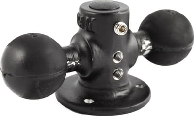 Ronde basis met 2 C-kogels RAM-217-1U