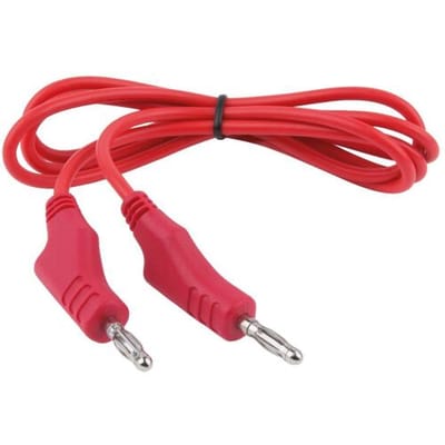 KS Tools 150.1667 Meetsnoer Banaanstekker 4 mm Banaanstekker 4 mm 1 m Rood 1 stuk(s)