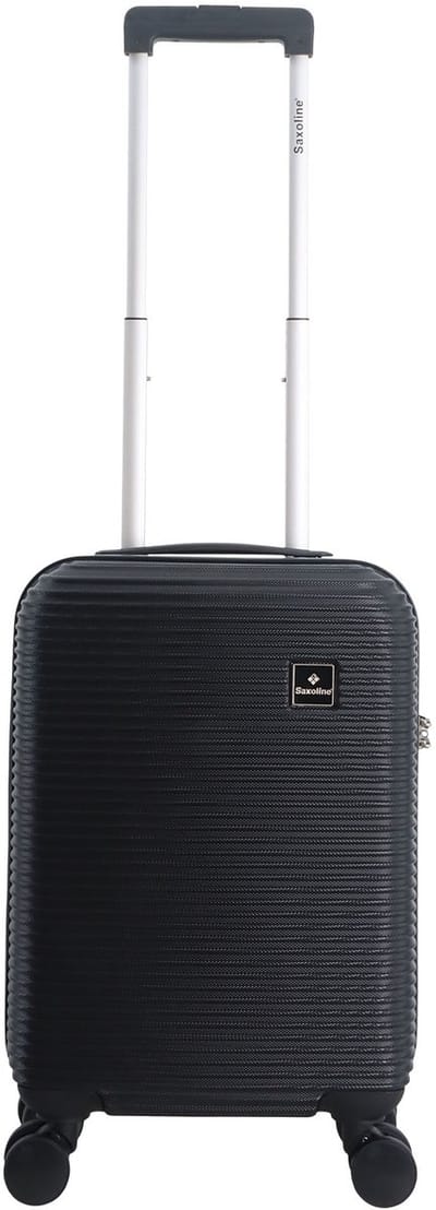 Saxoline - Twist | Harde Koffer / Trolley / Reiskoffer - Small - Zwart - Zwart / Small