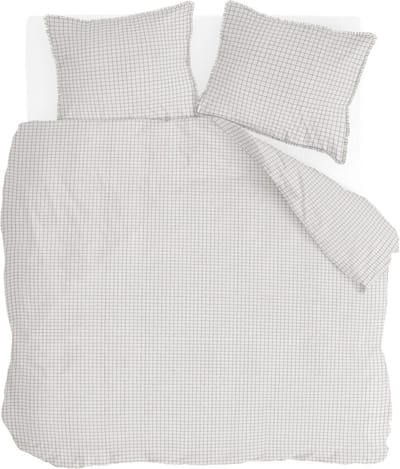 Walra Dekbedovertrek Crossed Lines - 200x220 - 100% Katoen (BCI) - Beige