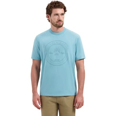 T-shirt met ronde hals en korte mouwen met print