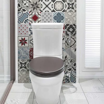 36 Pcs Adhesive Tiles 10x10cm PS00152 Mosaic of Azulejos Wall sticker Collage Decorative adhesive to Cement tiles for Bathroom and Kitchen peel and stick