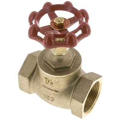 G 1-1/2'' Messing Klepafsluiter 10 bar