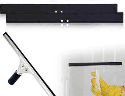 Vervangende Siliconen Lippen - Rubberen Randen - Schoonmaken Ramen - Hoge Kwaliteit Siliconen - 25 cm - Zwart