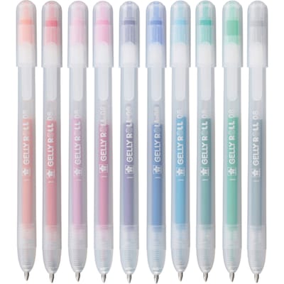 Gelschrijver Sakura Gelly Roll Stardust 08 klikfunctie assorti 10st