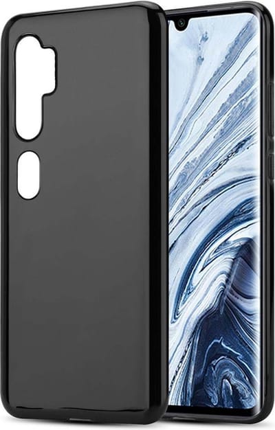 Cadorabo Hoesje geschikt voor Xiaomi RedMi NOTE 10 4G / RedMi NOTE 10S in ZWART - Beschermhoes gemaakt van flexibel TPU Silicone Case Cover