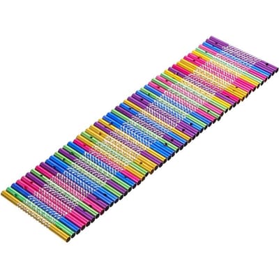 50 Stuks Kinderspeelgoed Wind Wind Windgong Doe-het-zelf Gereedschap Gereedschappen Metaalmateriaal Kinderspeelgoed Buis 8X0.6X0.6CM blue