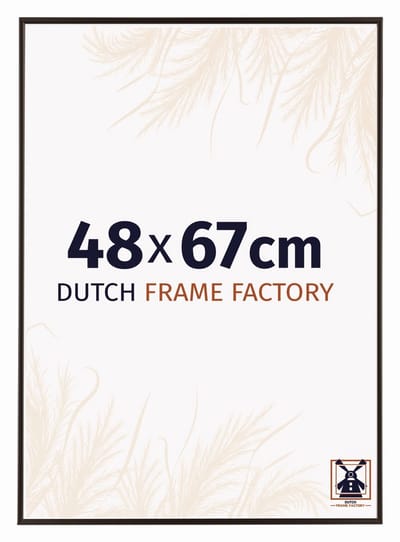Fotolijst 48x67 cm - Kunststof - Antraciet - Easy