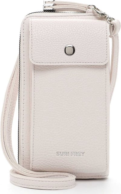 SURI FREY Portemonnee Telefoontasje SFY Freddy Smartphone Bag Ecru Wit