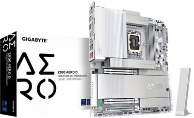 GIGABYTE Z890 AERO D Moederbord - Intel Z890 - Intel LGA1851 - DDR5 RAM - ATX
