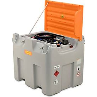 Mobiel tankstation CEMO DT-Mobil Easy Premium, Combi 850/100 l tank voor diesel en Adblue®, elektrische pomp Premium Cematic230 V