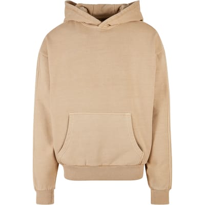 Urban Classics - Heavy Terry Garment Dye Hoodie/trui - XL - Beige