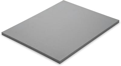 Calciumsilicaatplaat - Isolatieplaat Kachel - Hittebescherming Open Haard - Lage Warmtegeleiding - 500 x 300 x 60 mm - Grijs