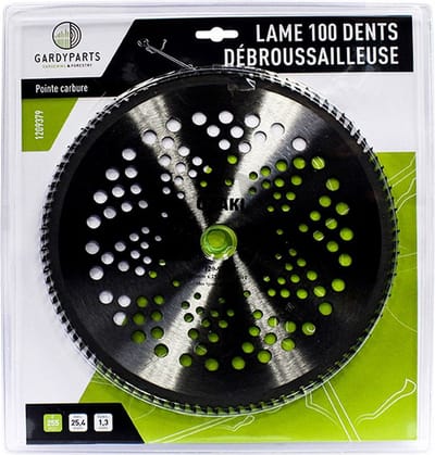 Ozaki Bosmaaiermes 100 hardmetalen tanden Ø: 255 mm x 25,4 mm x 1,3 mm