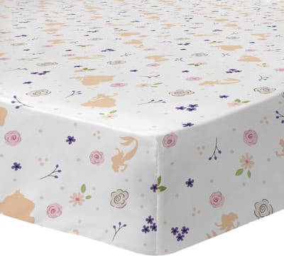 Disney Princess Hoeslaken Cute - 90 x 200 cm - Katoen