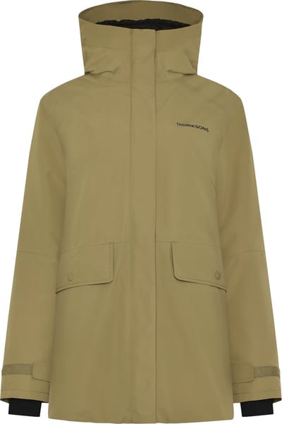 Didriksons TUVA WNS PARKA Dames Outdoorjas - Olive Green