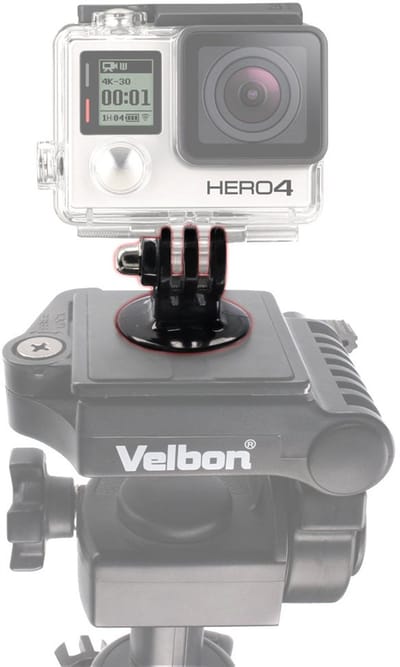 Hurtel - Statiefadapter - GoPro - Compatibel - 1/4" Gwint