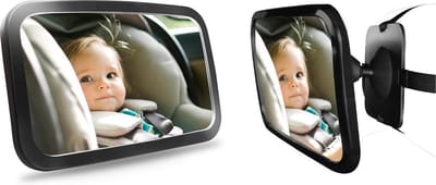 Autospiegel voor baby's - Verstelbaar - 29x19cm