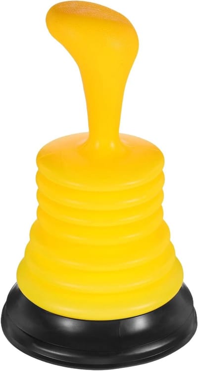 Rioolbagger Artefact Ontstopper - Gootsteenplunjer Toiletplunjer - Verstoppingen Verhelpen - Duurzame Rubberen Constructie - 198 x 115 x 115 cm