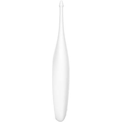 Satisfyer, oplegvibrator, tip vibrator, 'Twirling Fun', 17,5 cm, waterdicht, oplaadbaar, lichaamsvriendelijke siliconen