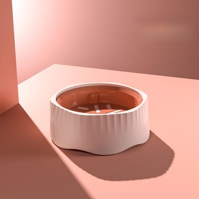 Nouveau bol anti-étouffement Slow Food, bol multifonction commutable pour chat et chien, bol de nourriture pour animaux de compagnie, fond antidérapant, bol de nourriture anti-basculement 20.3*7.7cm