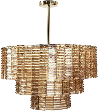 Toolight App1677-8Cp Hanglamp - Goud, Bruin - 62X62X67Cm