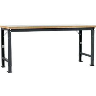Manuflex werkbank Profi speciaal, tafelblad kunststof, 2000 x 700 mm, antraciet