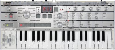 KORG microKORG Crystal Speciaal model ter ere van het 20-jarig jubileum van de microKORG