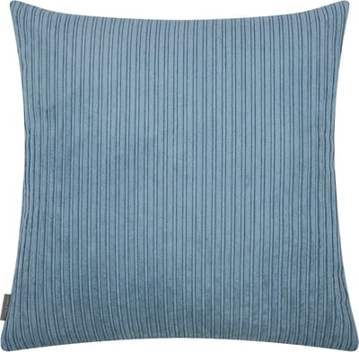 Duke Velvet Rib kussen ijs blauw 45x45cm
