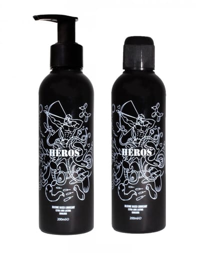 Heros Siliconen Glijmiddel inclusief DOSEERPOMP - 2x 200ml | NIEUW!