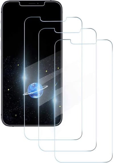 Screenprotector Glas - Tempered Glass Screen Protector - 3x Geschikt voor: Apple iPhone 12 Pro Max