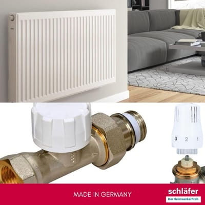 Thermostaatkraan Waterradiator - Doorstroommodel voor Comfortabele Verwarming