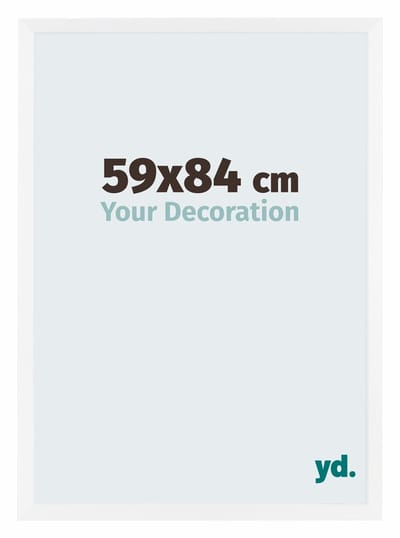 Your Decoration - Fotolijst 59x84 cm - MDF - Wit Mat - Catania