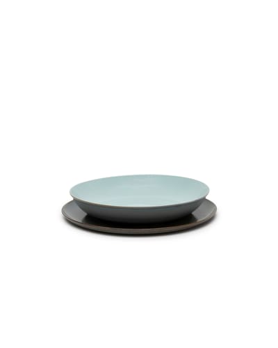 Serax Terres de Rêves by Anita Le Grelle Pastabord - D23,5x4,5 cm - Light Blue/Smokey Blue