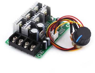 Dailygoods- PWM Snelheidsregelaar 10-50V 30A - Overbelastingsbescherming - Langzame startfunctie - Schokbestendig - Duurzaam - Multifunctioneel - Motorcontroller