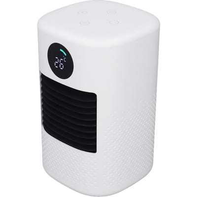 Elektrische Ruimteverwarming Draagbare Mini Witte Verwarming LED Display Bureau PTC Keramische Verwarming voor Thuis EU Plug