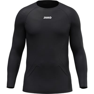 Jako Lightweight Longsleeve Heren - Zwart | Maat: M