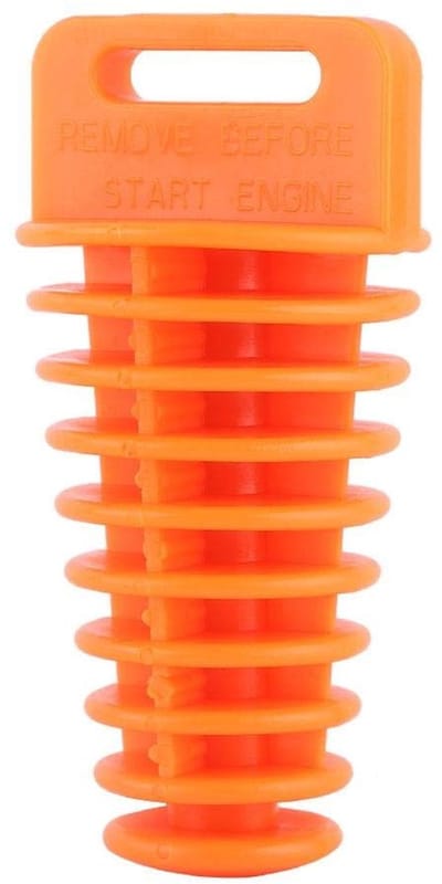 Dailygoods- Uitlaatdemper Universele Pasvorm - Rubber Plug - 2/4 Takt Motorfiets - ATV/Quad - Goede Afdichting - Lengte 10cm - Uitlaatplug