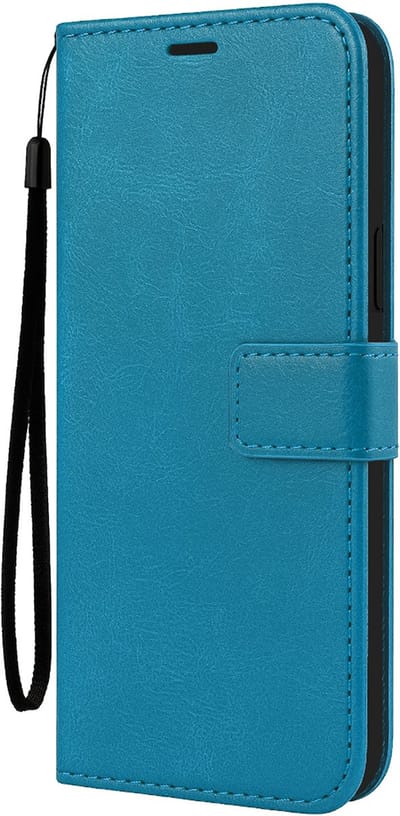 Hoesje Met Pasjeshouder - Geschikt voor Google Pixel 9a - Luxe Bookcase Portemonee - Flip Case - Kunstleer Book Case - Flipcase - Book Cover - Walletcase - Portemonneehoes - Turquoise