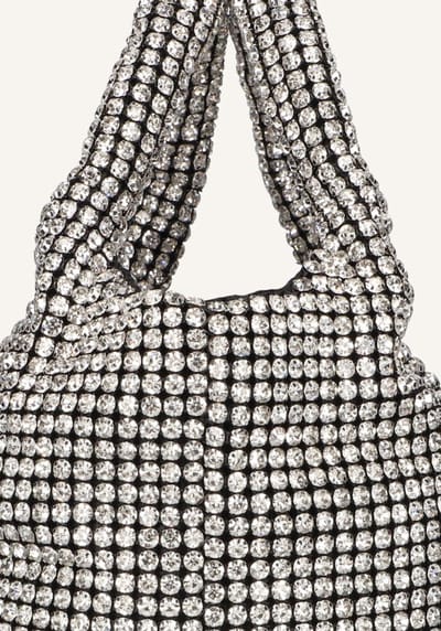 Hvisk Merry Rhinestones Handtassen Dames - Zilver - Maat ONESIZE
