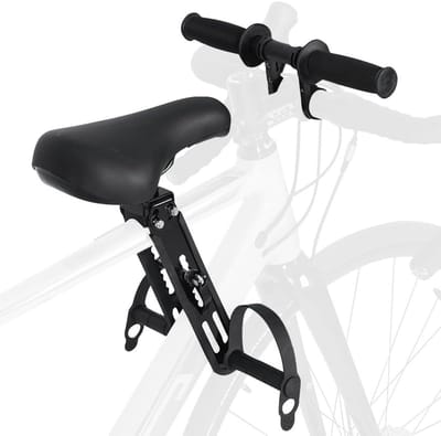 Kinderen Fietsstoeltje Voorop Met Handvat Bevestiging, Verstelbaar Fietsstoeltje Voor Kinderen Van 2 Tot 5 Jaar, Veiligheid, Comfort En Gemak Op De Fiets