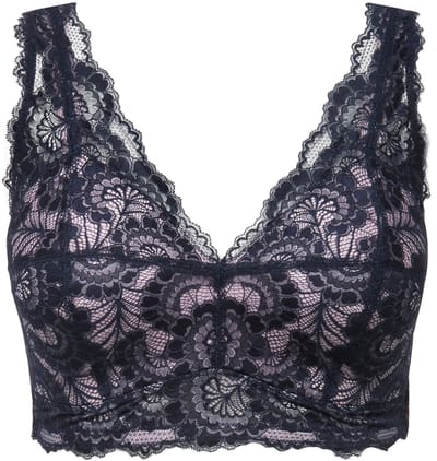 TruYou - Dames - Bralette kant zachte cups zonder beugel - Oudroze - Maat 85B