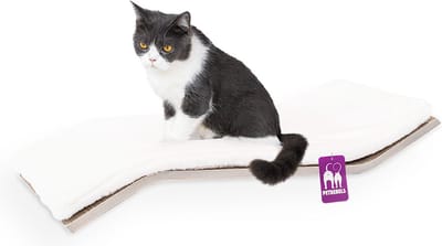 Petrebels Wandmeubel wandmontage Klimmuur Kat - Kattenmuur Wave 70-Old Grey - 70 x 20 x 35 cm