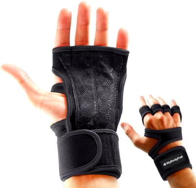 MyBodyFuel - Fitness Handschoenen - Grip Handschoenen - Antislip - 2 Stuks - Maat S - Zwart